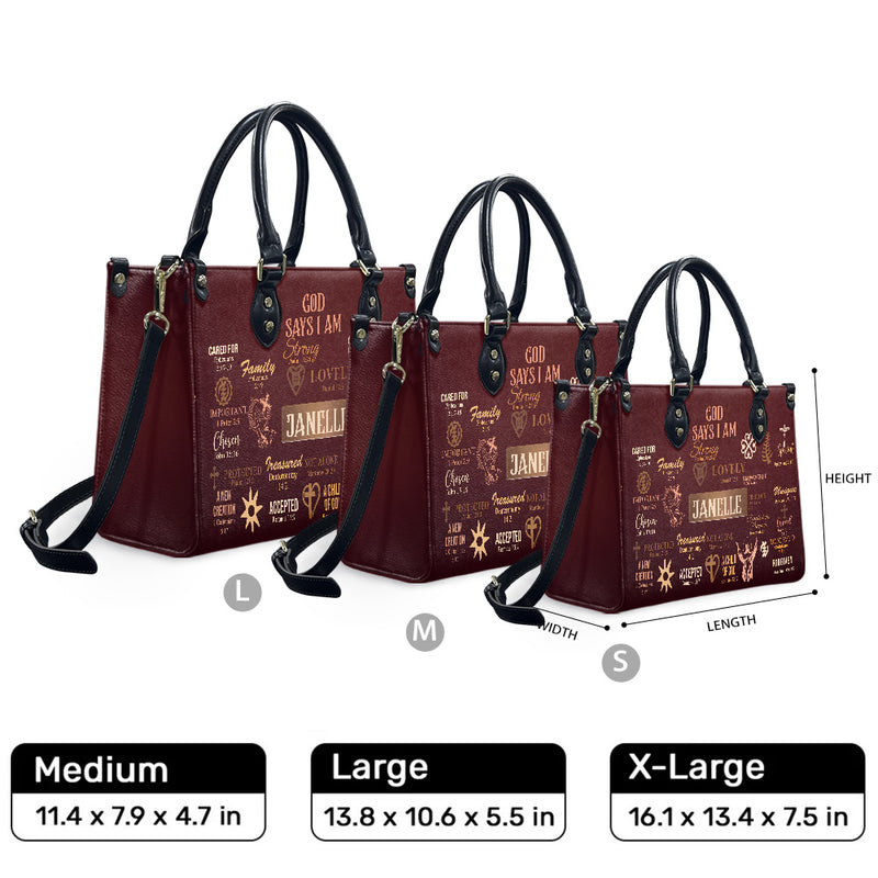 Size comparison illustration of Medium, Large and XL bags