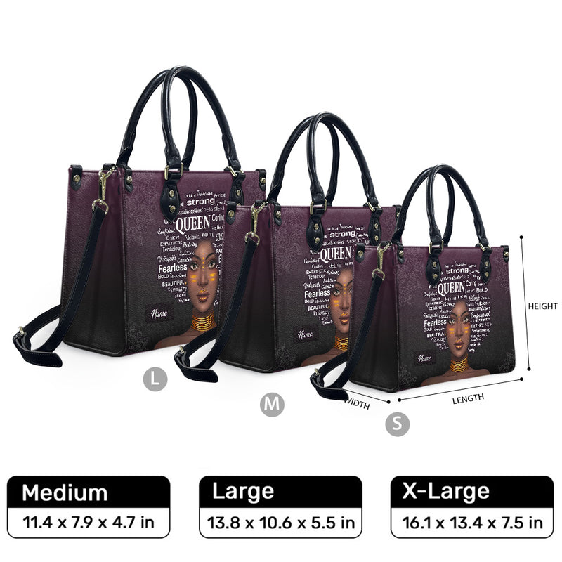 Size comparison illustration of Medium, Large and XL bags