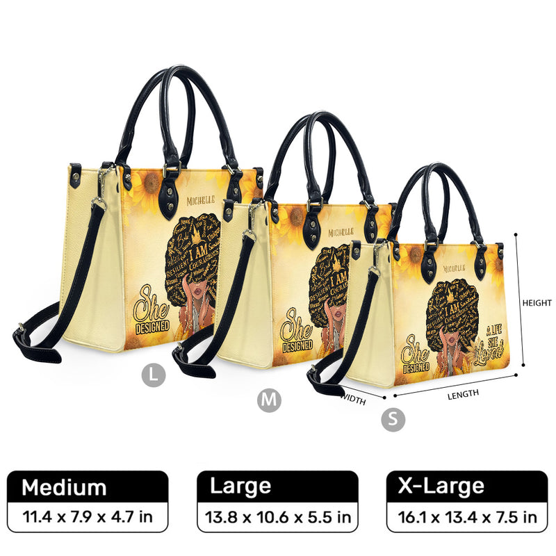 Size comparison illustration of Medium, Large and XL bags