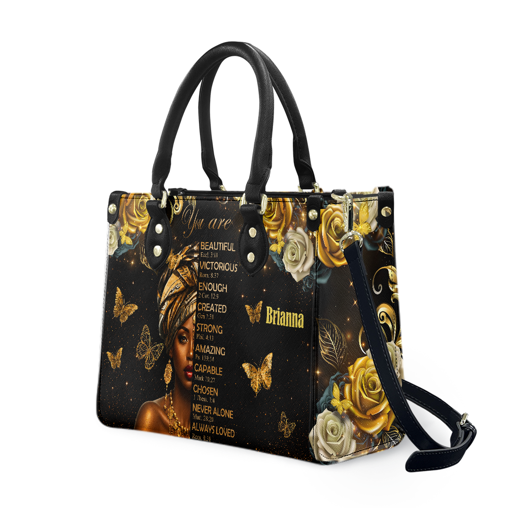 Personalized You Are – V2 Leather Handbag — A03 product image