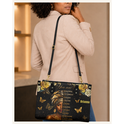 Personalized You Are – V2 Leather Handbag — C06 product image